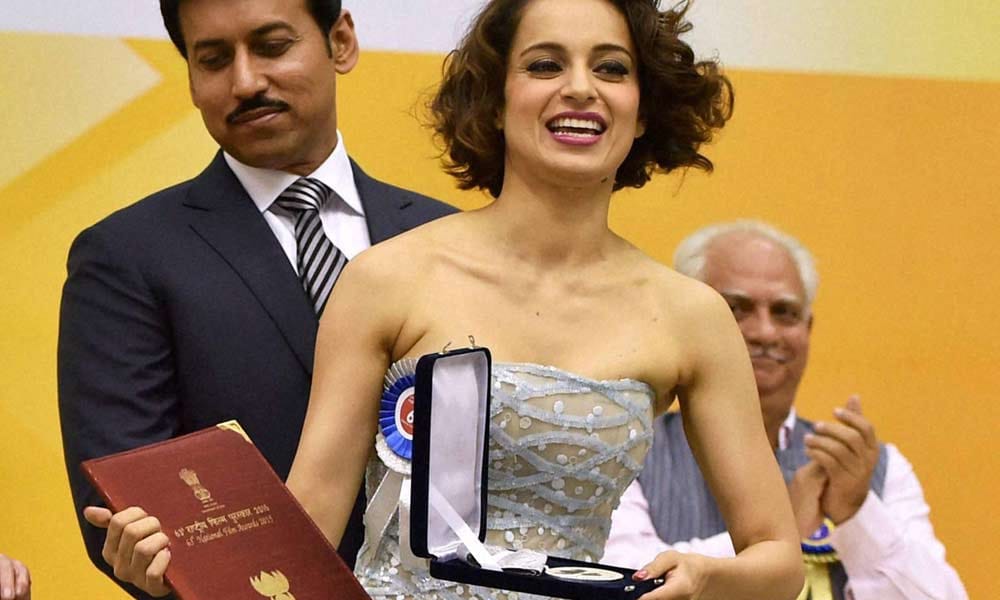 kangana in national award 2016