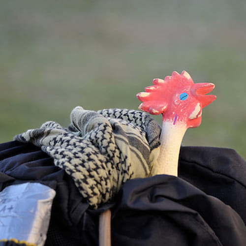 is militants selling eggs and chicken in libya