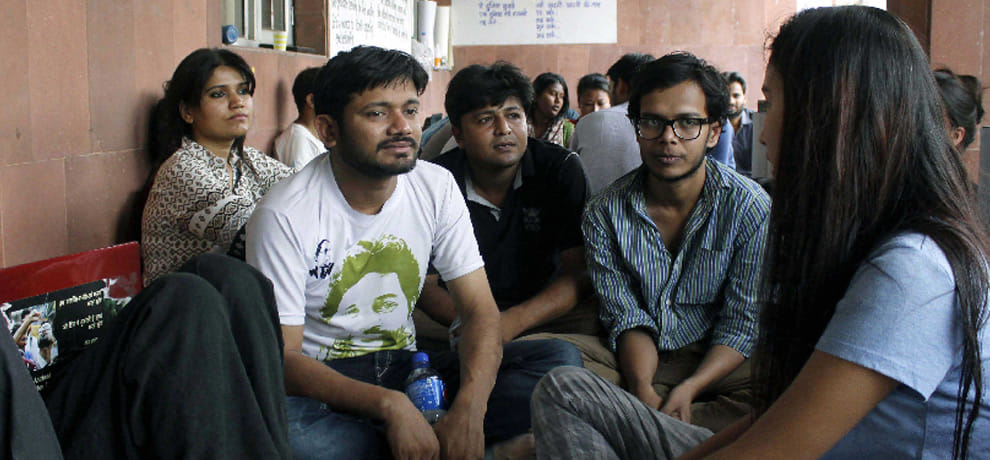 kanahaiya kumar serious and denied to call back strike 