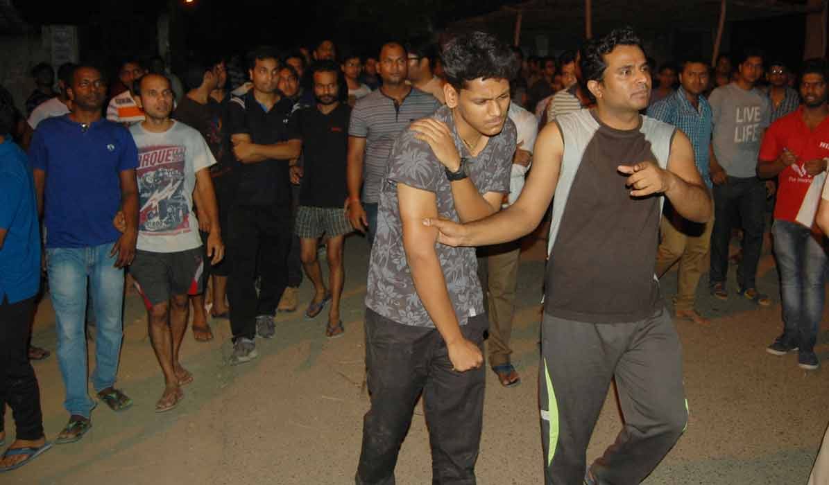 Clash in Merrut Medical College campus.