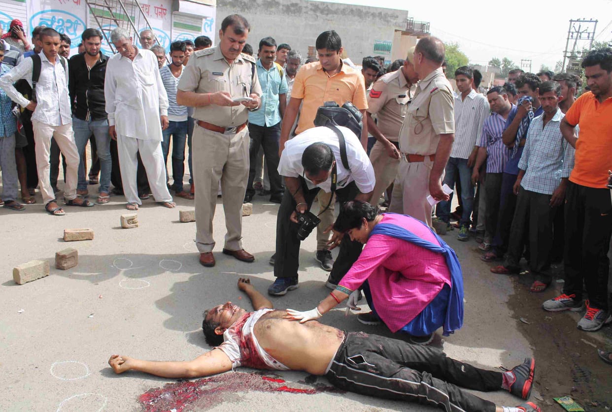rohtak, crime, baliyana, property dealer, shot dead, murder in rohtak, haryana rohtak