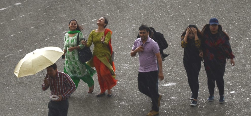 rainfall in himachal, big relief from heat.