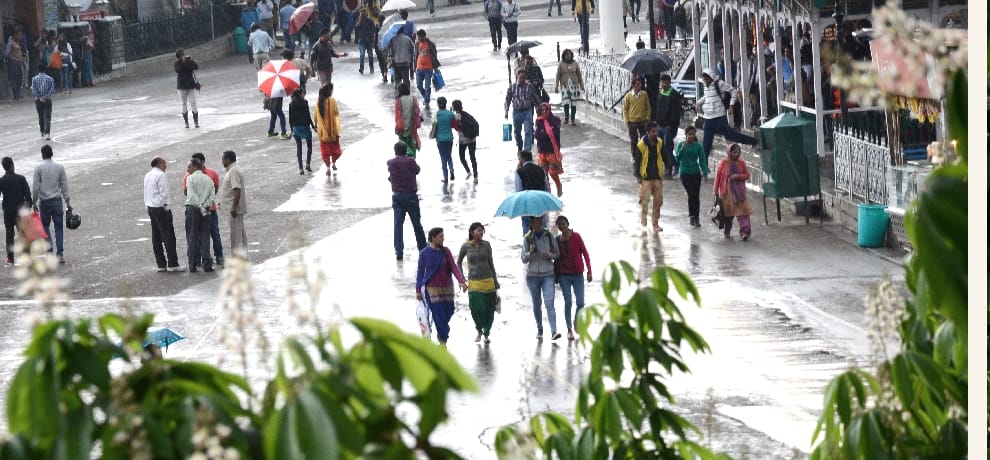rainfall in himachal, big relief from heat.