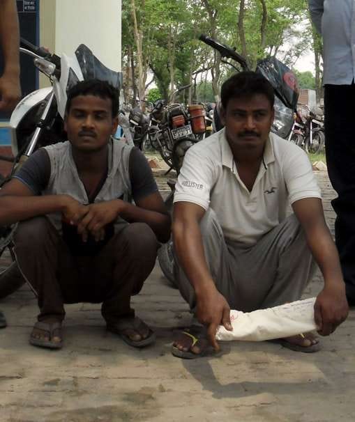 Bike and two robbers arrested