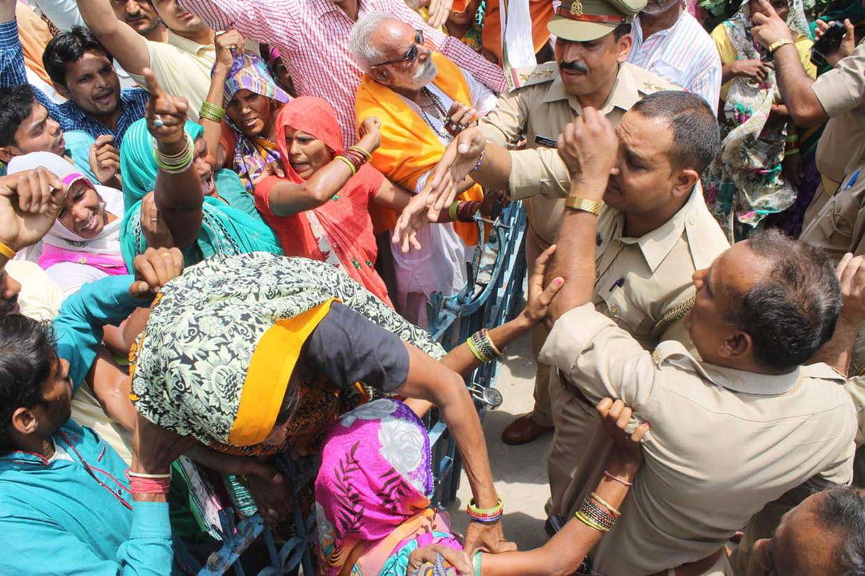 uproar in Collectorate 