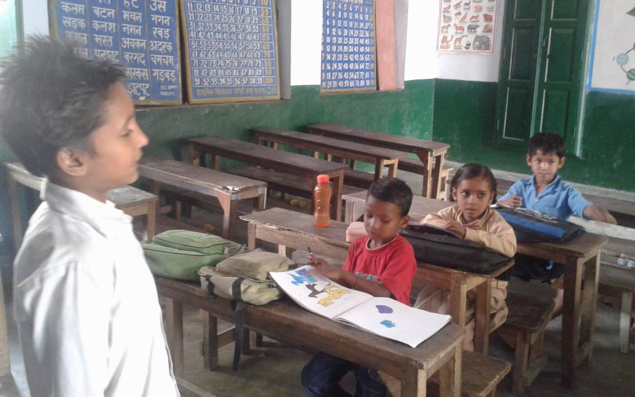 Teachers not only teach the children here