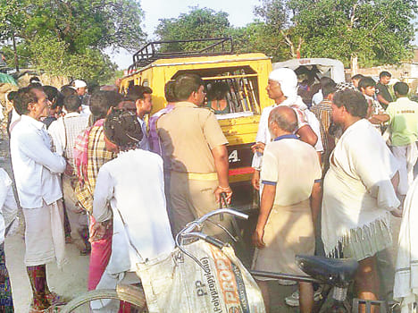 Truck collision killed the elderly man