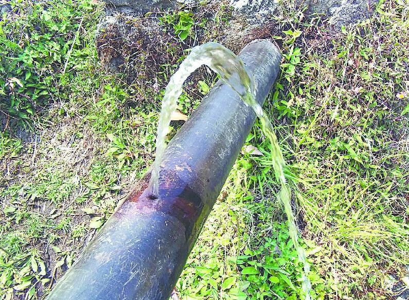 Water leakage in pipelines doomed