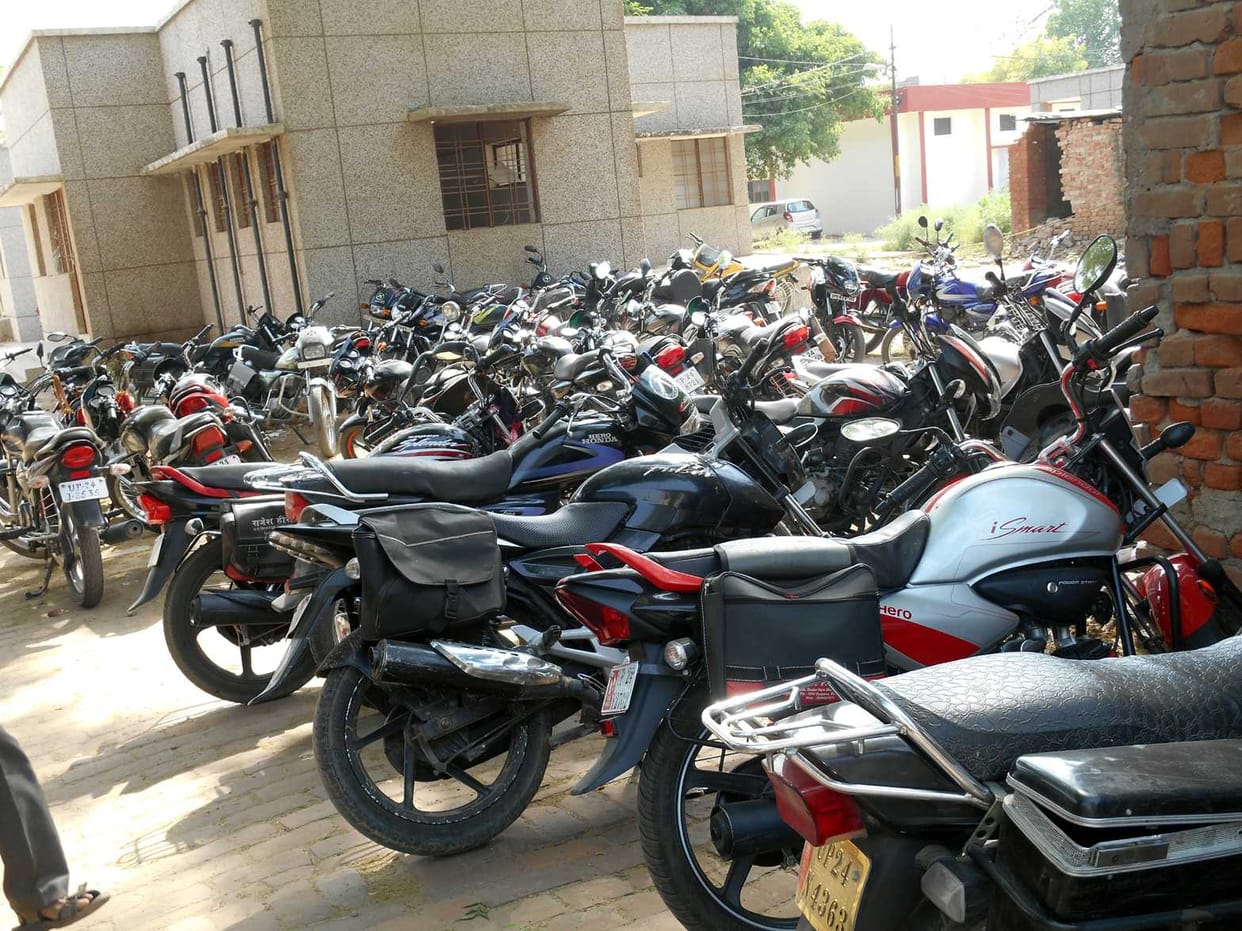 Parking in the Collectorate Extortion in the name