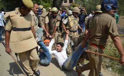 Offline Entrance exam: BJP MP's and MLA give support to students