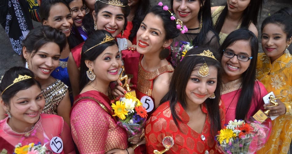 farewell party, govt polytechnique for women, chandigarh college, chandigarh