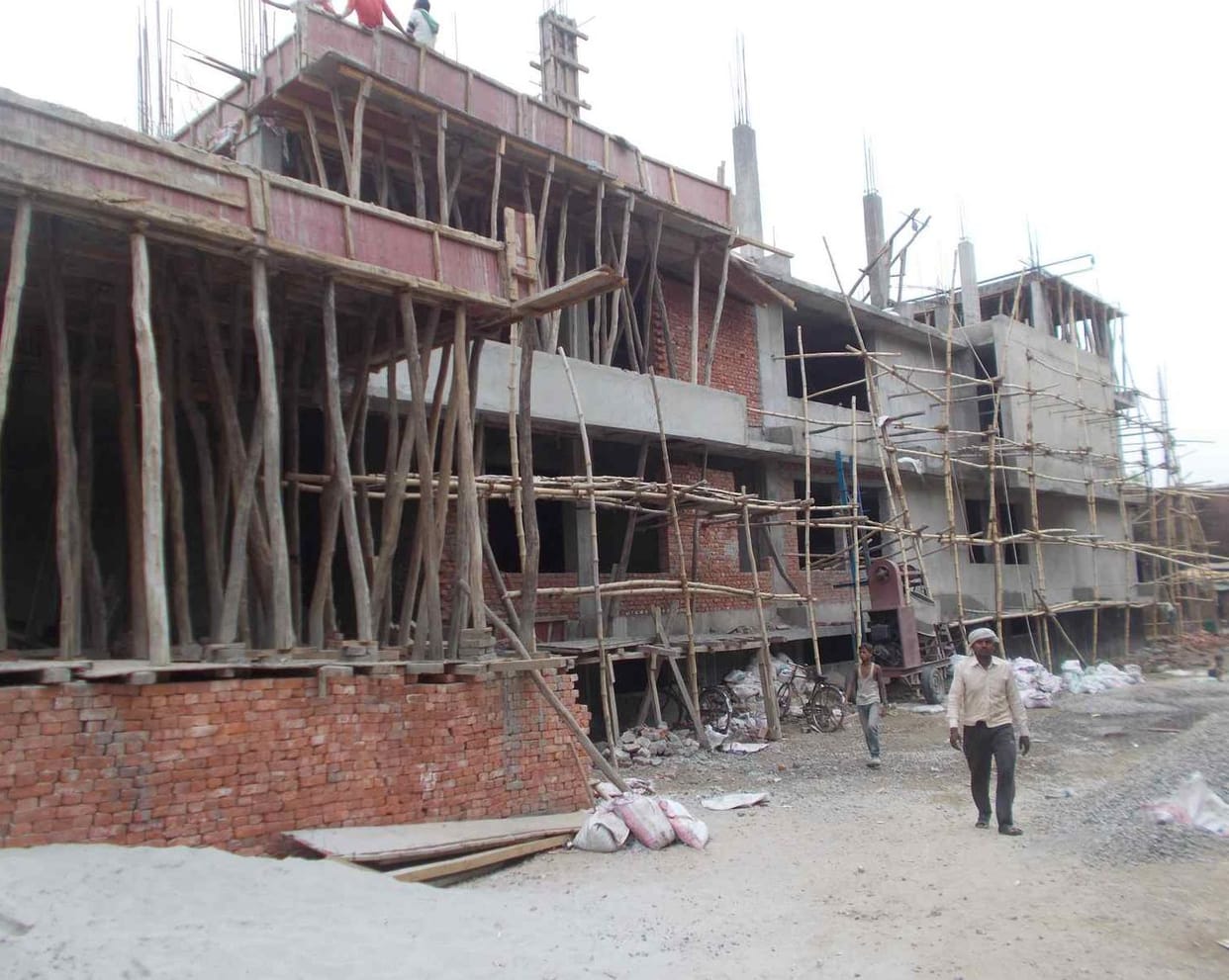RDA officials seal construction building