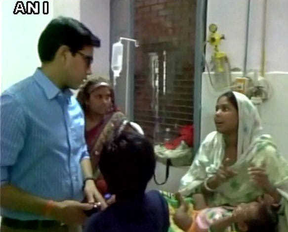  Mathura : Two children died from drinking milk at school , 28 ill