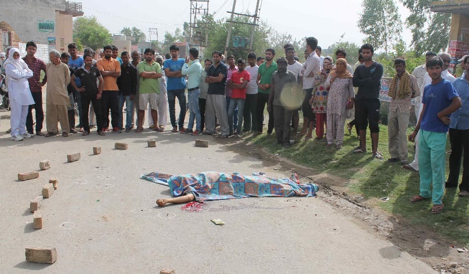 brutal murder of property dealer in rohtak , shot 18 bullets