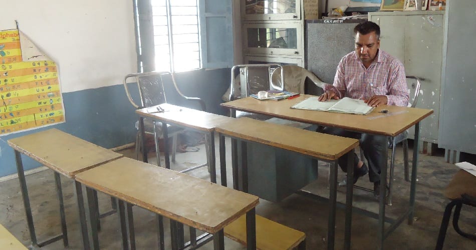 ajab gajab school, punjab school, one teacher one student in school, kapurthala school, punjab