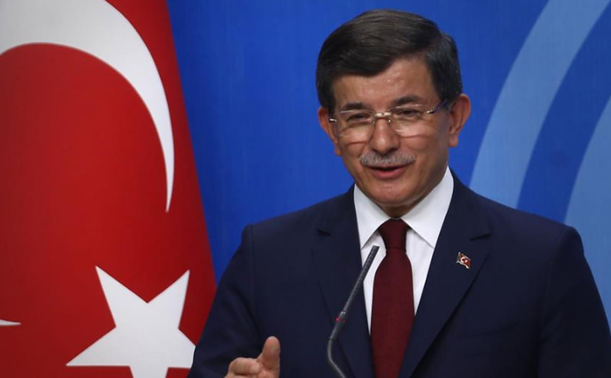 prime minister of turkey announce resignation