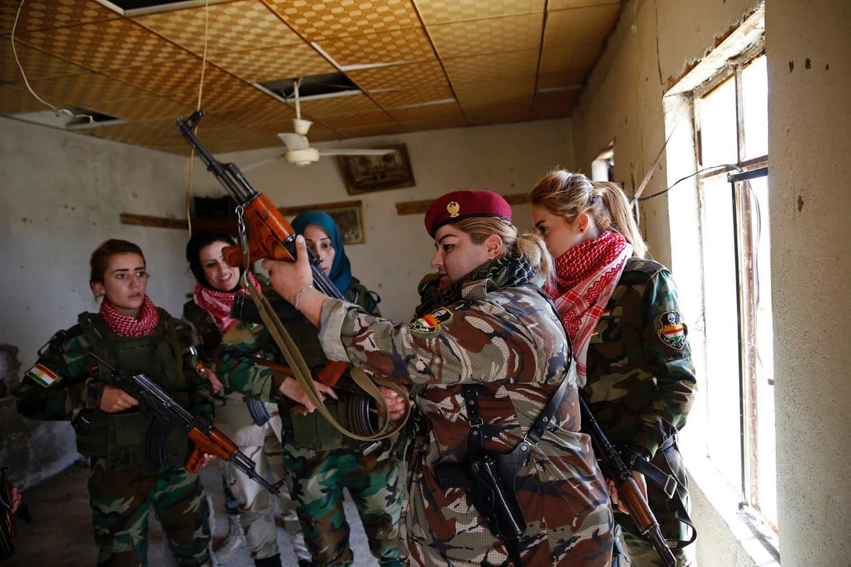 Yazidi Women fight Islamic state