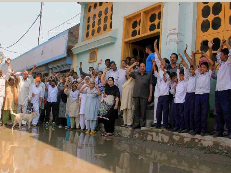 protest, vard no 35 problems, civic amenities, pathankot