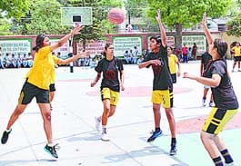 JV Jain College won in basketball