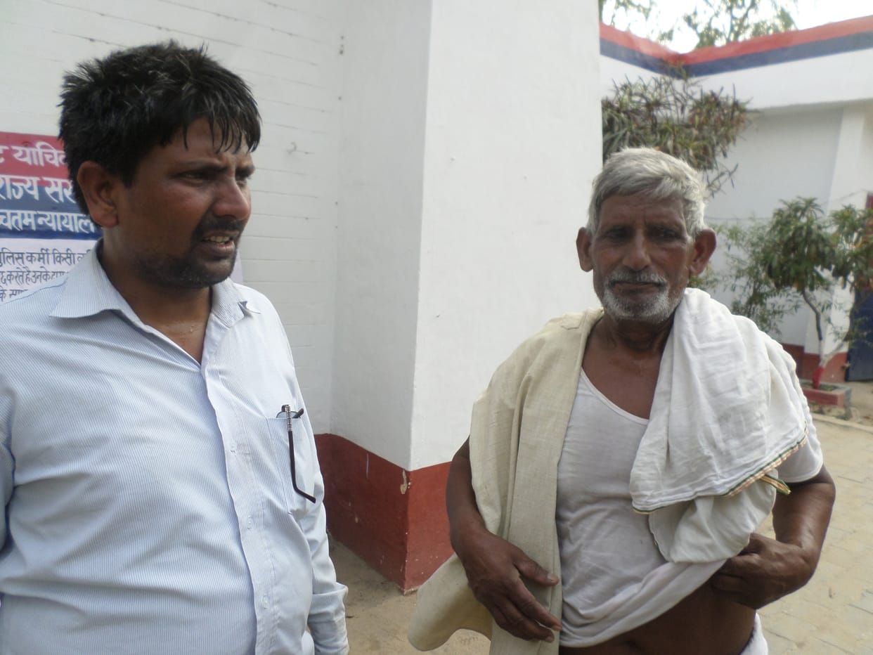 father and son beated
