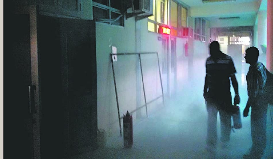 fire at GMCH 32, Patients Panic