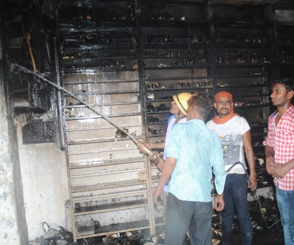  Fire in canteen and medical store in Lucknow.