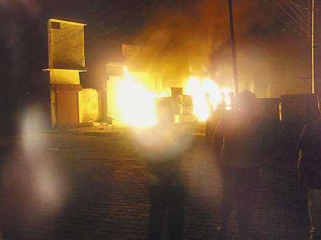 Store fire, damage of two million