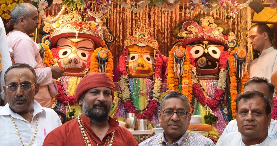 today jagannath rathyatra at sector 40 by ESCON 