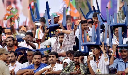 PM Narendra Modi addressed an election rally in Tamilnadu