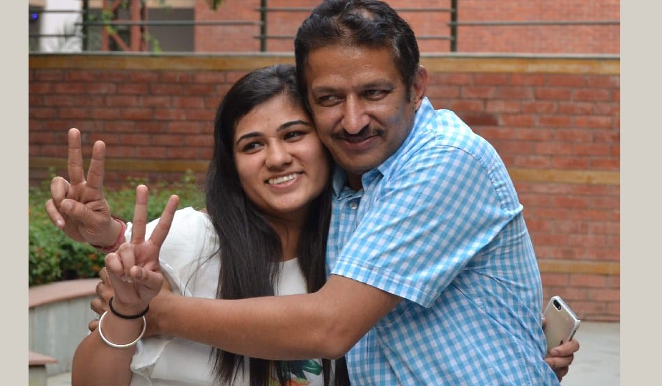 toppers student of ticity in ICSE, spells success