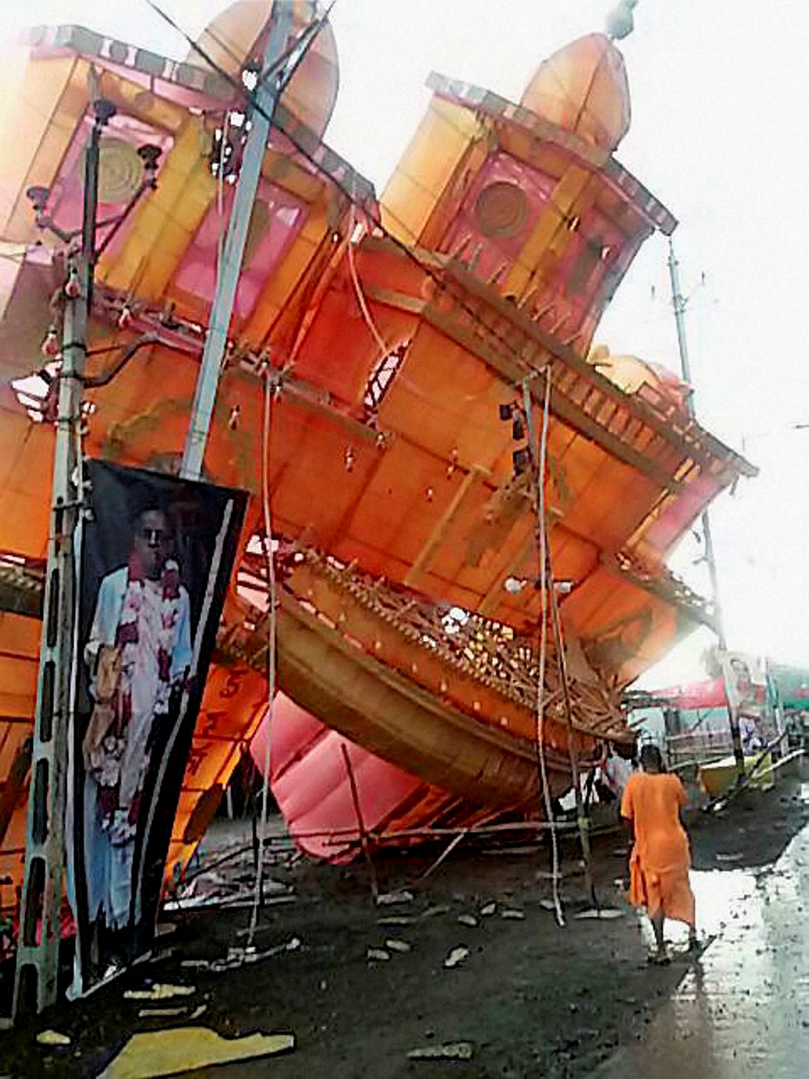 storm in ujjain kumbh mela 2016,madhya pradesh