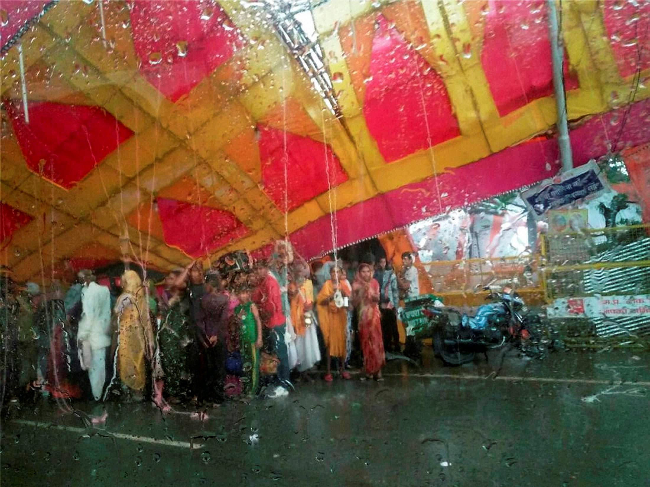 storm in ujjain kumbh mela 2016,madhya pradesh