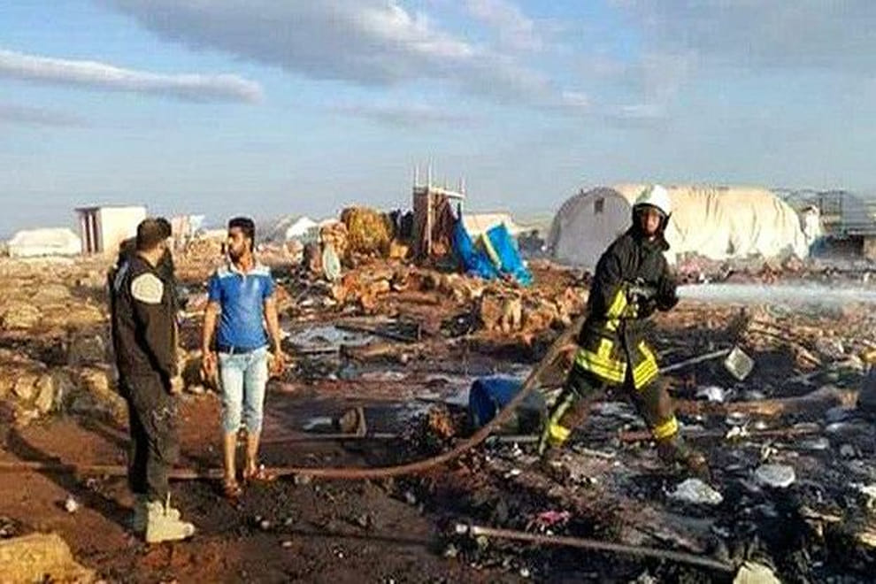 many killed in syria camp bombardment