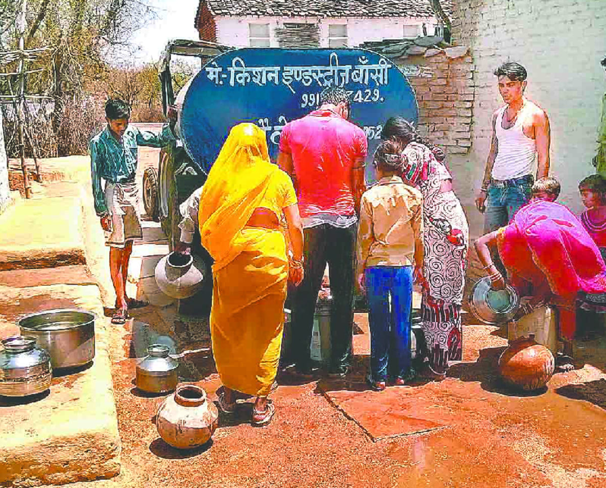 water problem in 60 panchyats of pachad