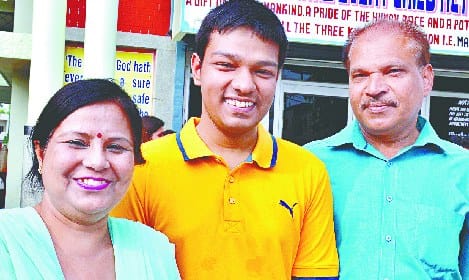 Shine on pole and Sekhar Mondal