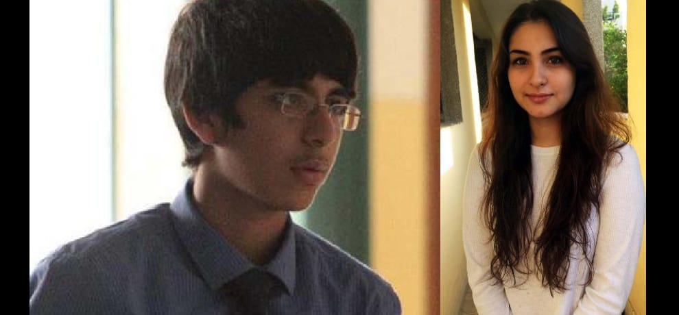 adya and prithvir tops delhi ncr in icse board exams