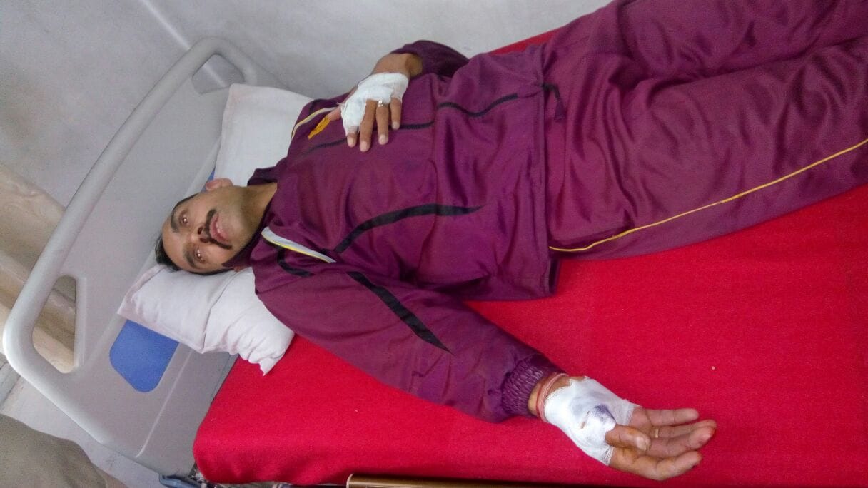bear attack in ITBP colony,. five injured.
