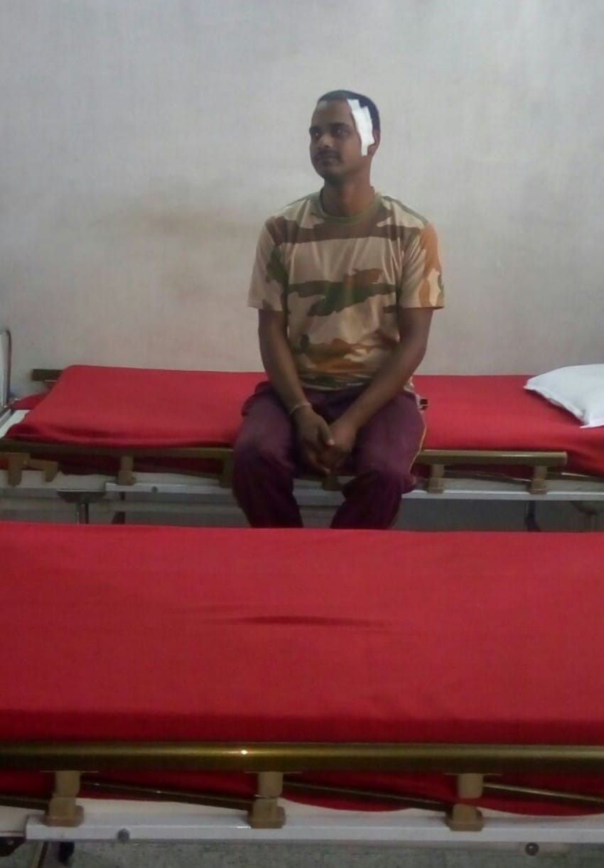 bear attack in ITBP colony,. five injured.