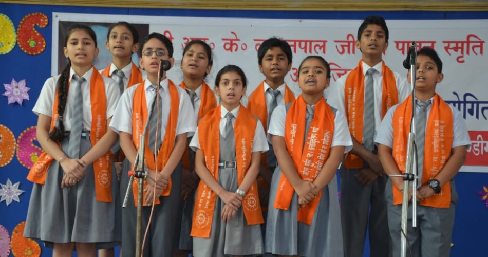 patariotic song competition, guru harkrishan school, chandigarh, campus, education