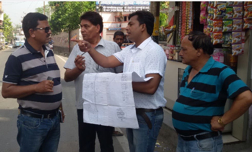NH stray from encroachment in Ramnagar
