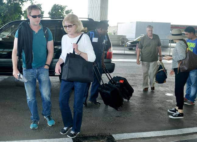 Preity Zinta with husband Gene Goodenough and in-laws in Mumbai