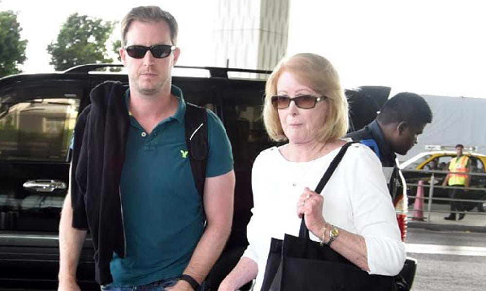 Preity Zinta with husband Gene Goodenough and in-laws in Mumbai