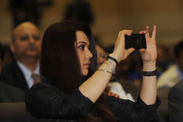 Preity Zinta with husband Gene Goodenough and in-laws in Mumbai