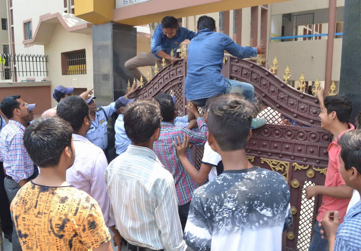 commotion again in abn school