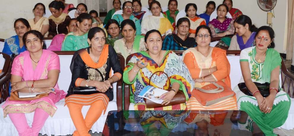 anganwadi workers and helpers union mandi new president bhawna rana