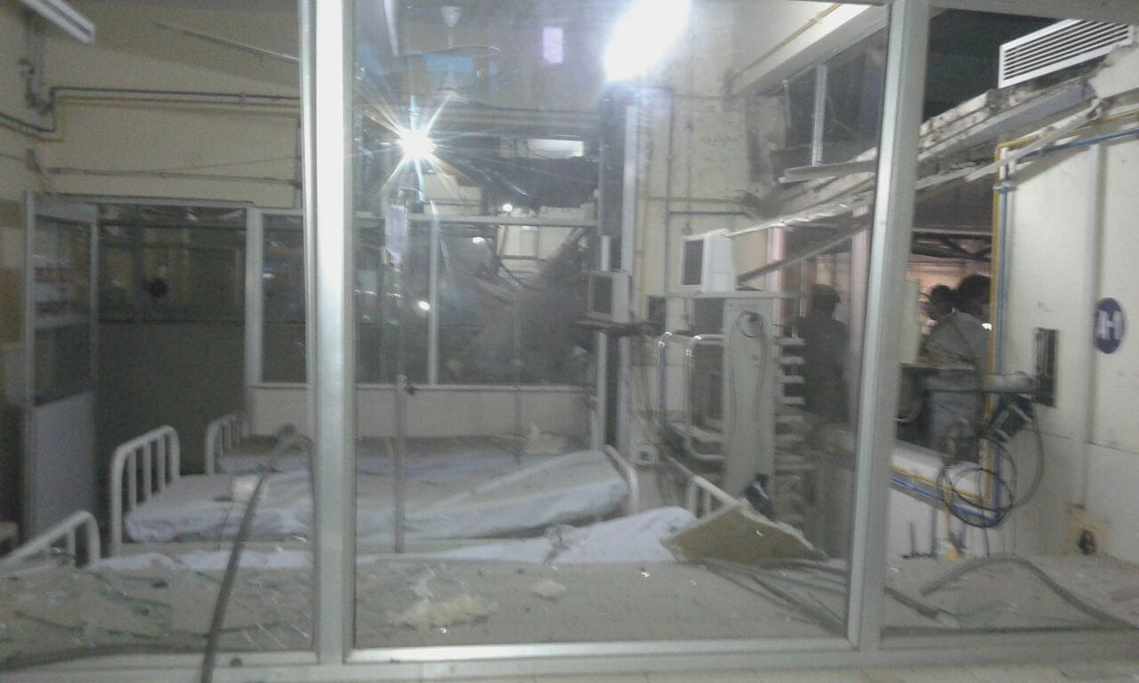 pipe blast in banaras hindu university hospital