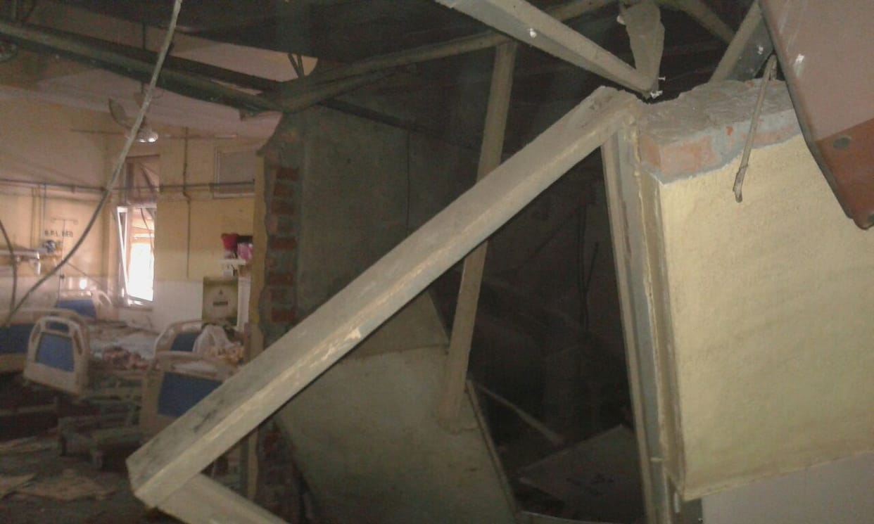 pipe blast in banaras hindu university hospital