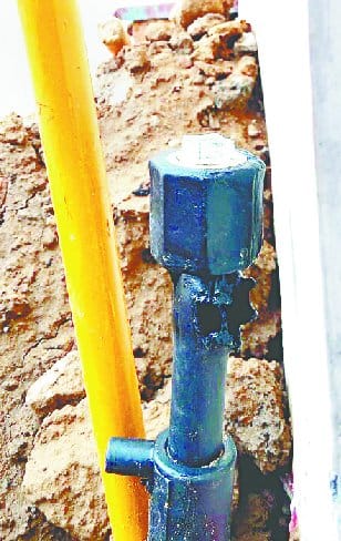 Exploded gas pipeline explosion in Sun City , panic
