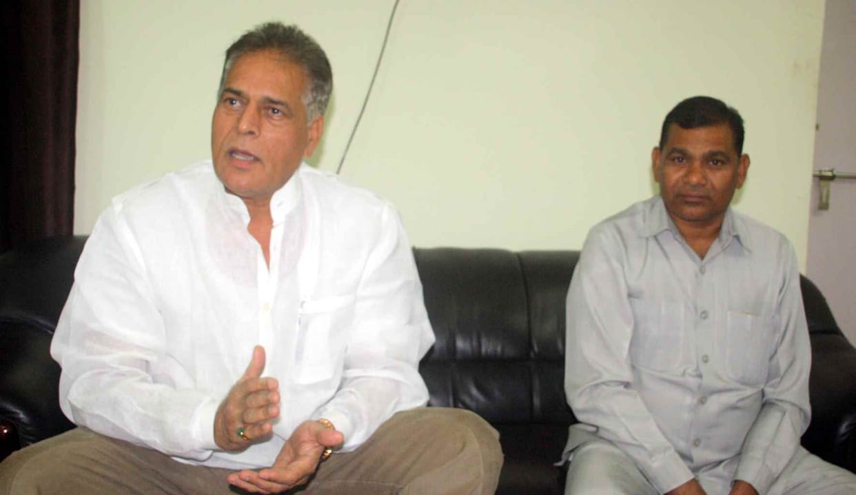Karan Dalal targets on Haryana government in press conference