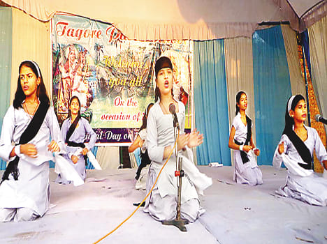 cultural program on Tagore anniversary